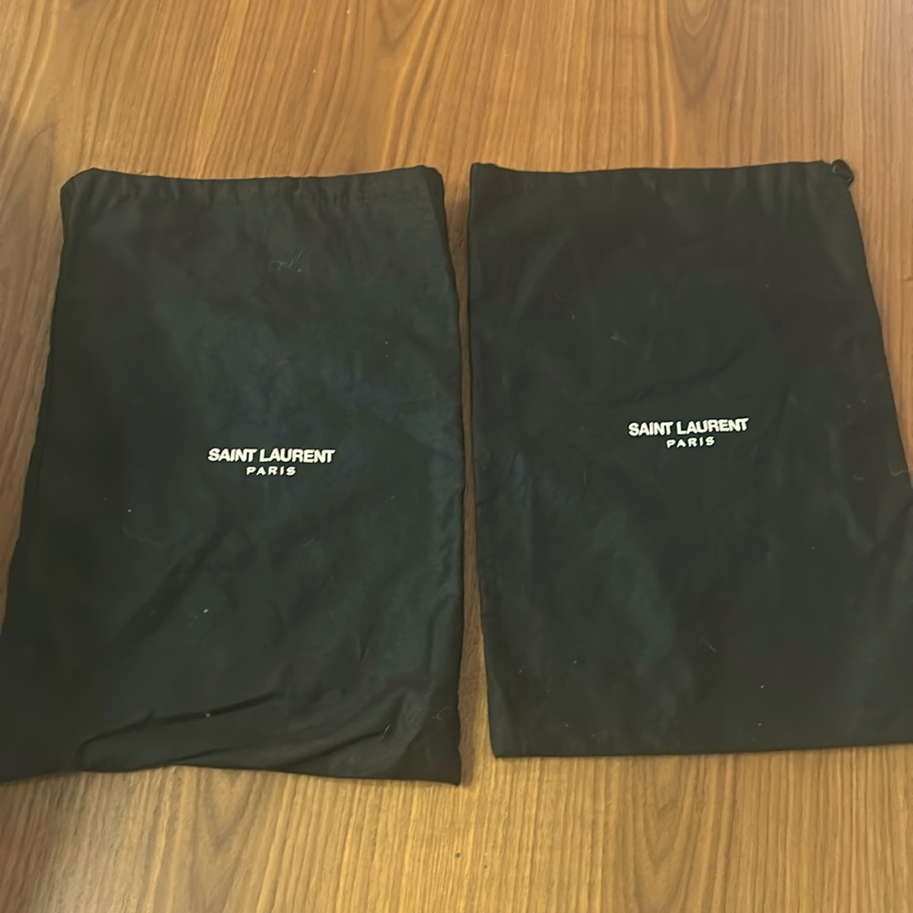 Saint Laurent dustbags x 2 for jewelryry or sunglassesss